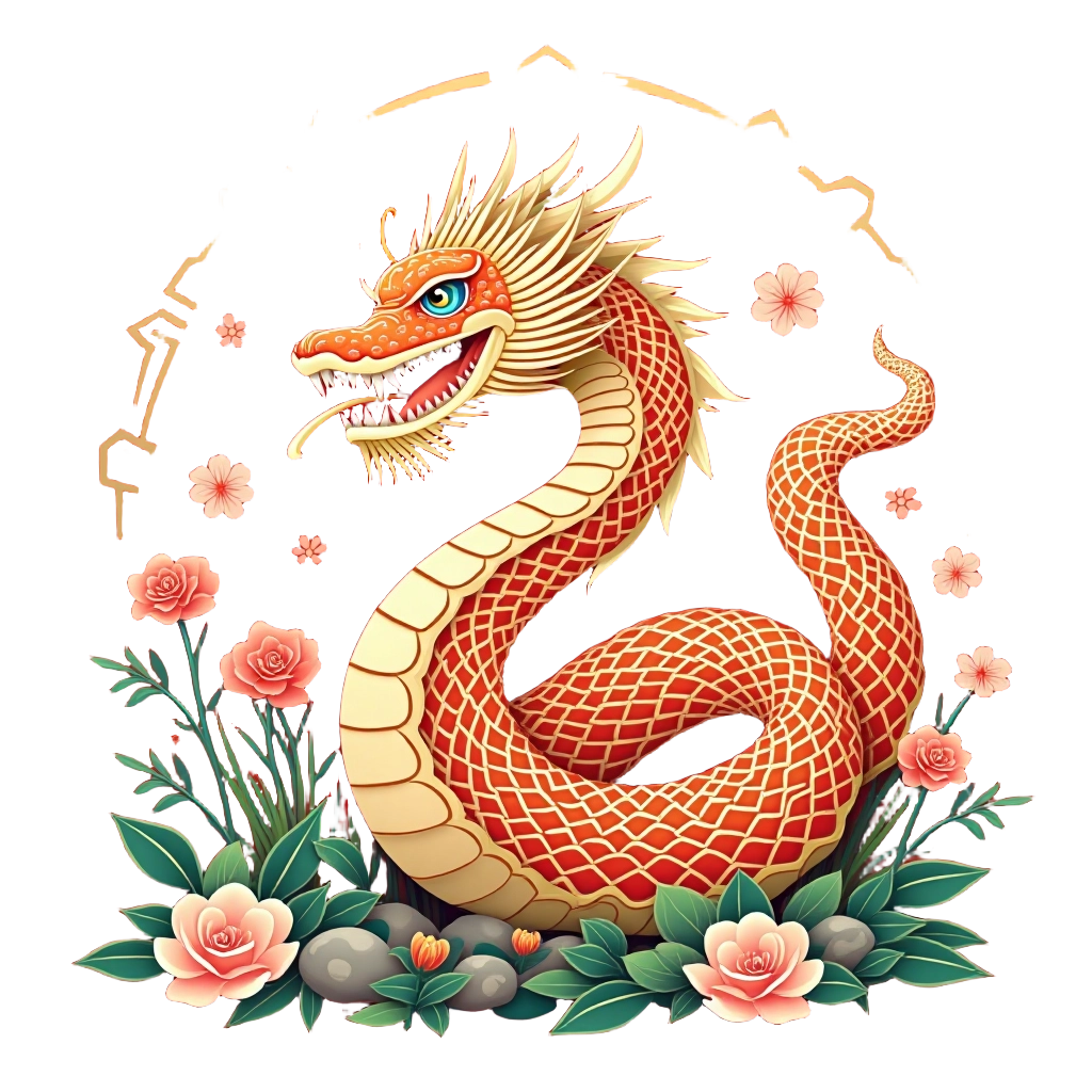 Oriental Dragon in Bloom